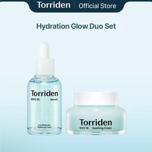 Torriden Dive In Hydration Glow Duo Set | Serum & Soothing Cream | NIB